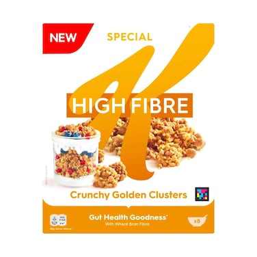 Kellogg's High Fibre Crunchy Golden Clusters 360g
