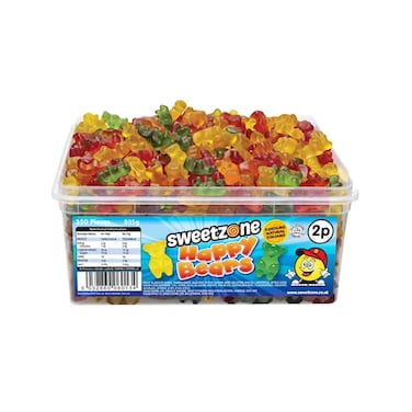 Sweetzone Happy Bears Halal Jelly Sweets Tub 805g