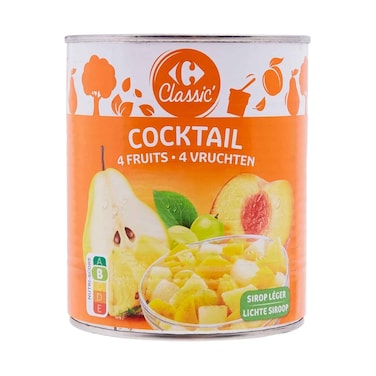 Carrefour Classic Cocktail Fruits In Syrup 500g