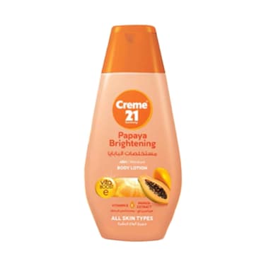 Creme 21 Papaya Brightening Body Lotion For All Skin Types 400ml