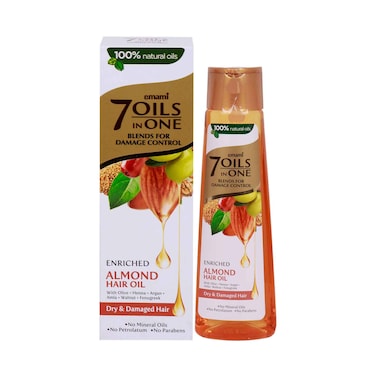 زيت الشعر إيمامي 7 زيوت في واحدة للتحكم بالتلف غني باللوز 200 مل