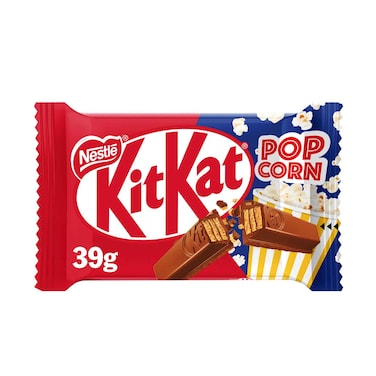 Nestle KitKat 4 Fingers Popcorn Milk Chocolate Wafer Bar 39g