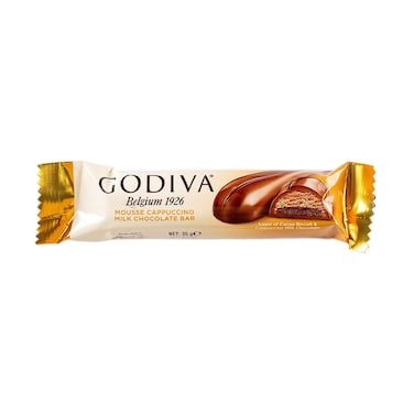 Godiva Mousse Cappuccino Milk Chocolate Bar 35g