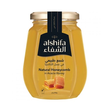 Alshifa Natural Honeycomb In Acacia Honey 500g