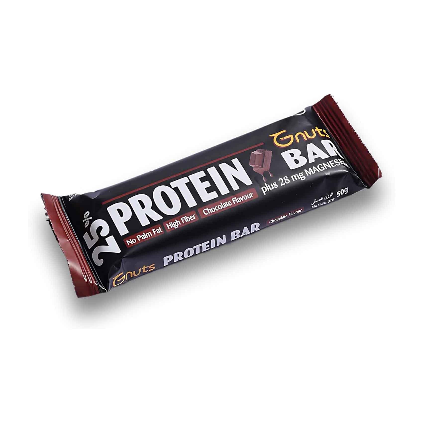 Gnuts Chocolate Protein Bar With 25% Protein 50g