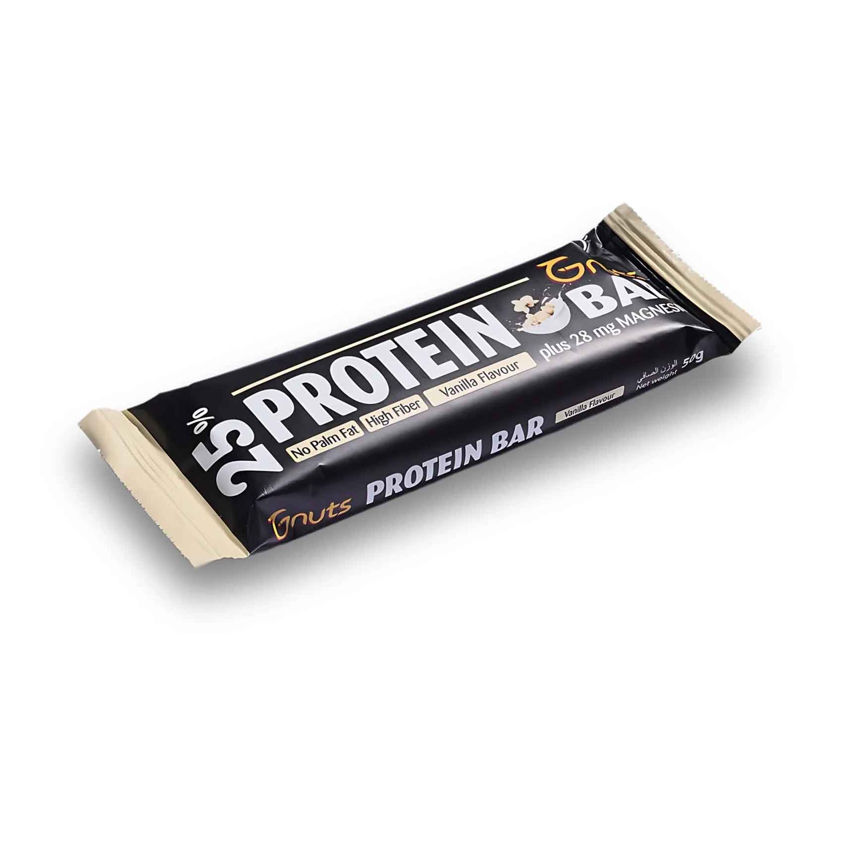 Gnuts Vanilla Protein Bar With 25% Protein 50g