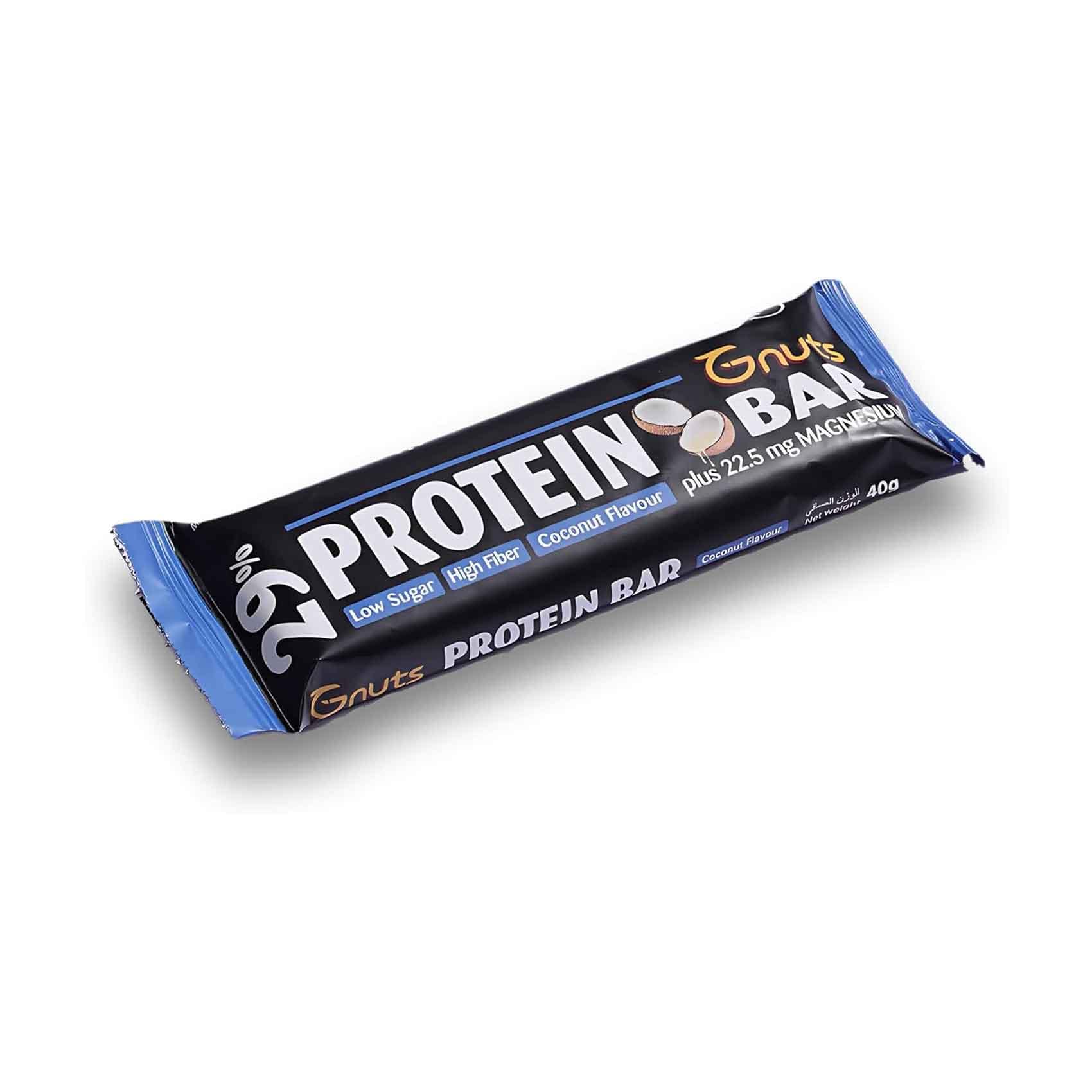Gnuts Coconut Protein Bar With 29% Protein 40g
