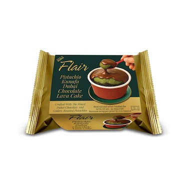فلير كنافة بالفستق دبي كعكة الشوكولاتة لافا 60 جرام