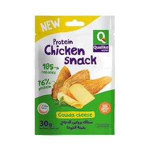 Qualiko Protein Chicken Snack With Gouda Cheese 30g