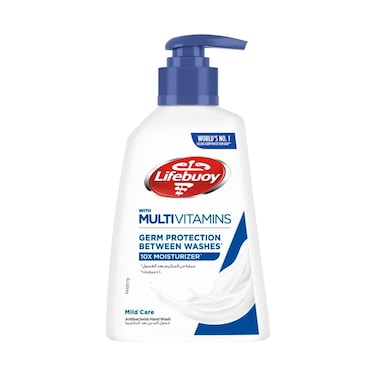 Lifebuoy Mild Care Antibacterial Handwash With Multivitamins Germ Protection With 10x Moisturizer 450ml