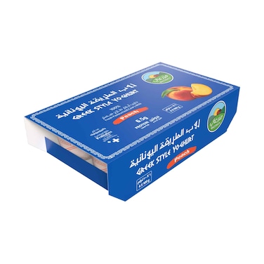 مزرتي زبادي خوخ على الطريقة اليونانية 100 جرام × 6 قطع