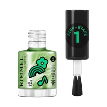 Rimmel London Full Volume Super Gel Nai Polish 115 DJ Set Pastel Green 12ml