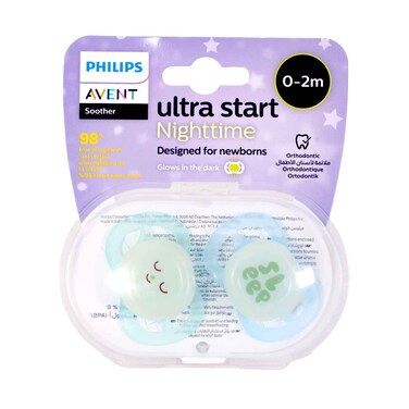 Philips Avent Ultra Start Nighttime Soother 0-2 Months Baby Boys