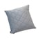 Rankoussi Quilted Cushion Gray Color 45cmx45cm