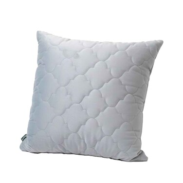 Rankoussi Quilted Cushion Gray Color 45cmx45cm