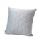Rankoussi Quilted Cushion Gray Color 45cmx45cm