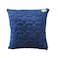 Rankoussi Quilted Cushion Navy Blue Color 45cmx45cm