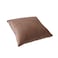 Rankoussi Quilted Cushion Brown Color 45cmx45cm