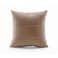 Rankoussi Quilted Cushion Brown Color 45cmx45cm