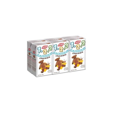 KDD Flavoured Chocolate Milk Low Fat 125mlx6 Pieces