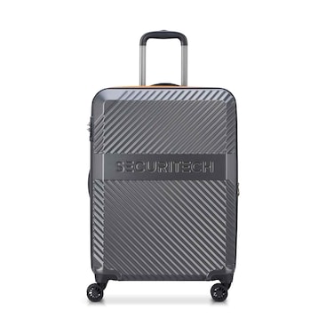 Delsey Paris Securitech Patrol 4 Double Wheel Expandable Luggage Trolley 70cm Assorted
