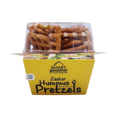 Smart Gourmet Zaatar Hummus &amp; Pretzels 140g