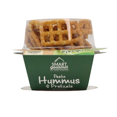 Smart Gourmet Pesto Hummus &amp; Pretzels 140 g