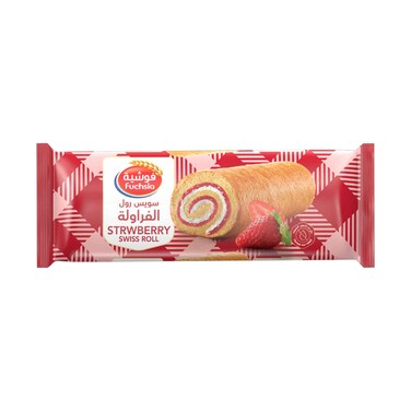 Fuchsia Jumbo Swiss Roll Strawberry 60g