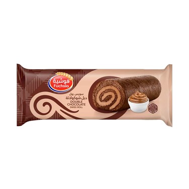 Fuchsia Jumbo Swiss Roll Double Chocolate 60g