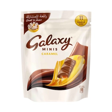 Galaxy Caramel Mini Milk Chocolate 154g