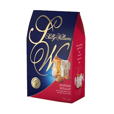 Sally Williams Nougat Bar With Roasted Almond Nuts 150g