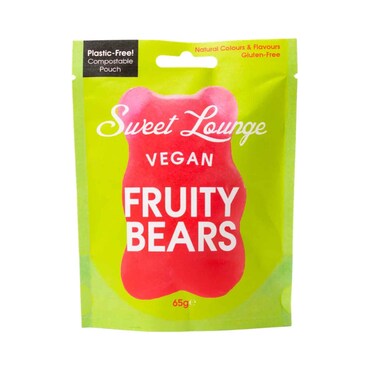 Sweet Lounge Vegan Fruity Bears 65g