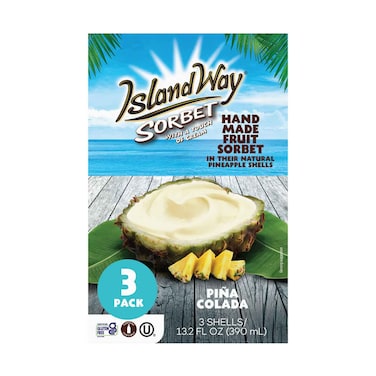 Island Way Pina Colda Sorbet Ice Cream 390ml