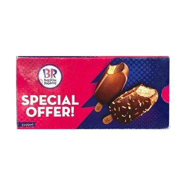 Baskin Robbins Ice Cream Stick Bar Assorted 90mlx2 Pieces