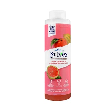 St. Ives Pink Lemon &amp; Mandarin Orange Natural sooting Body Wash 700ml