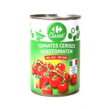 Carrefour Classic Tomato Cherry In Juice 400g