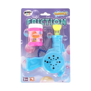 Power Joy Bubble Friction Mini Gun Assorted