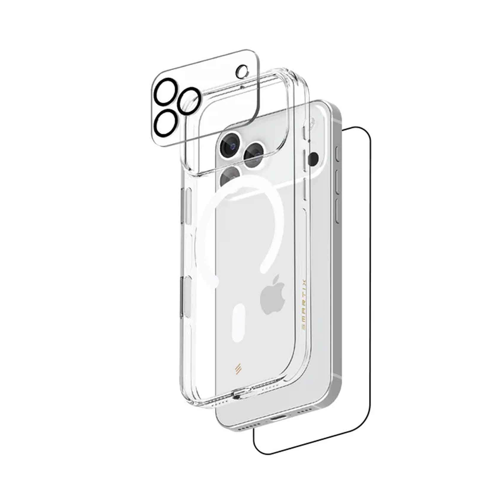 Smartix iPhone17 Pro 3in1 Magnetic Case Bundle Pack
