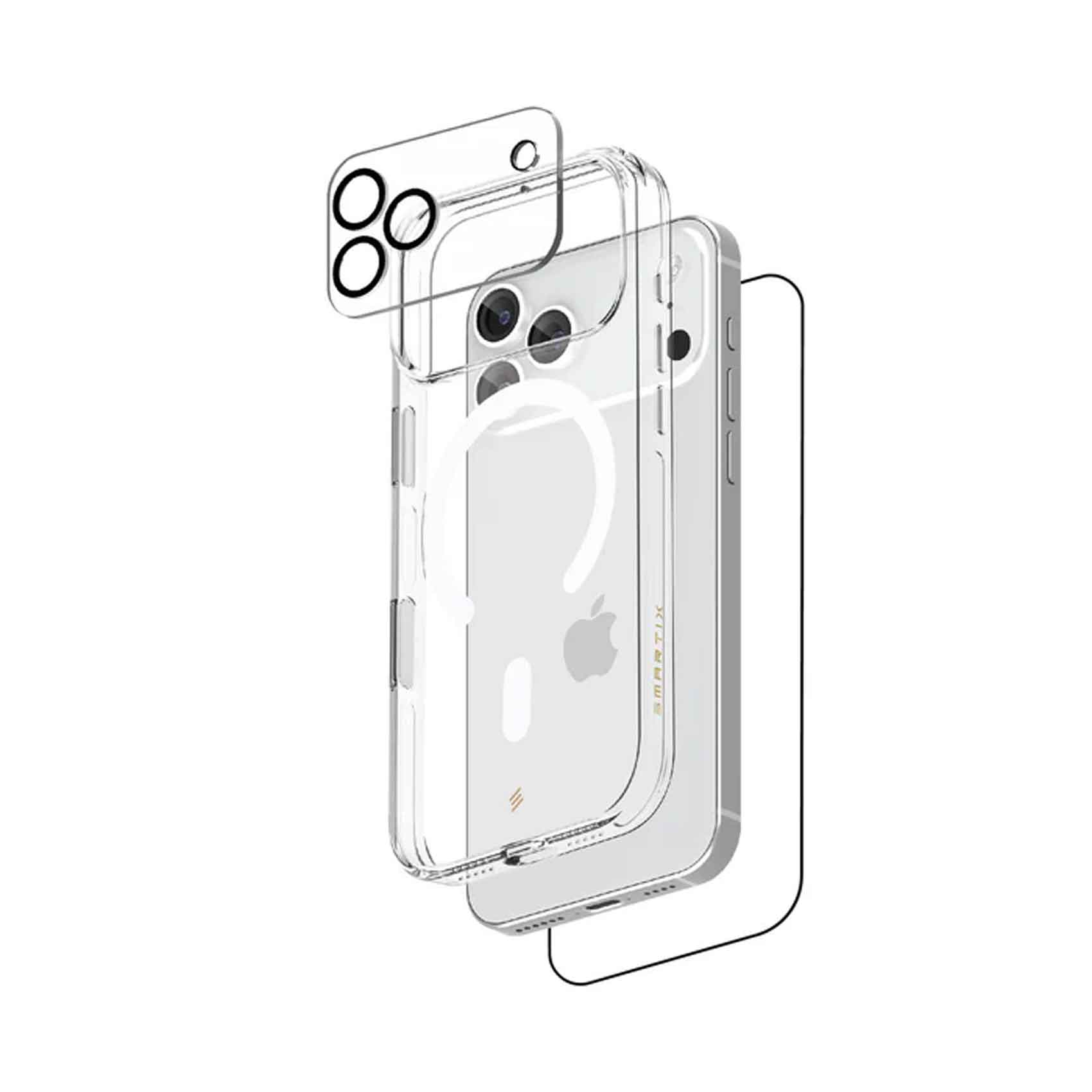Smartix iPhone17 Pro 3in1 Magnetic Case Bundle Pack