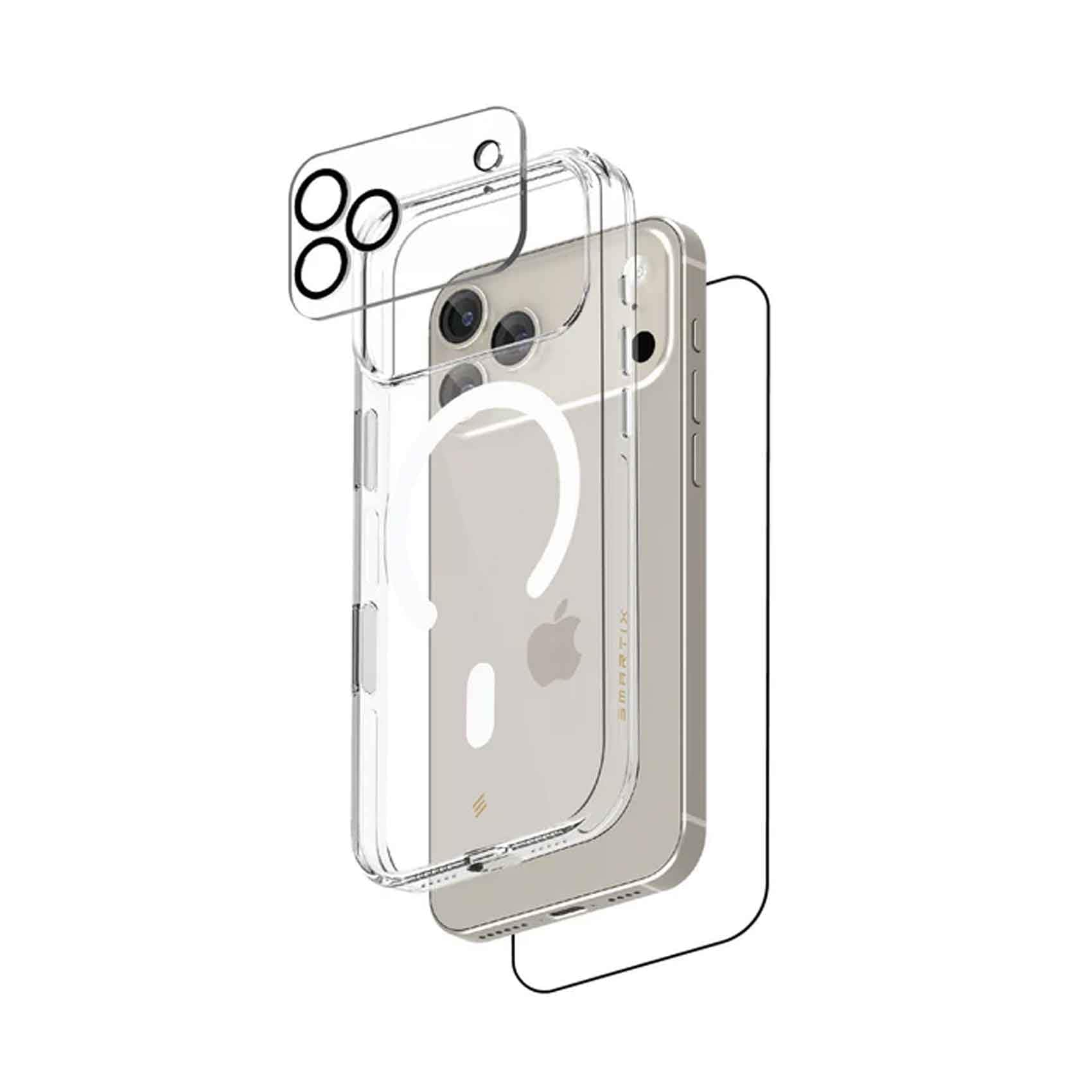 Smartix iPhone17 Pro Max 3in1 Magnetic Case Bundle Pack