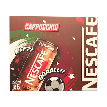 Nescafe Ready to Drink Iced Coffee Cappuccino 225mlx6 Pieces