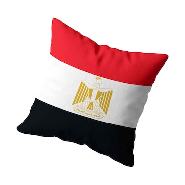 وسادة مطبوعة عليها شعار كأس العالم 2026 - مصر - 40 سم × 40 سم