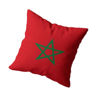 وسادة مطبوعة عليها شعار كأس العالم 2026، المغرب، 40 سم × 40 سم