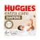 Huggies Diapers Extra Care Jumbo Pack Size 4+, 10-16Kg, 64 Pieces, 2 Pack