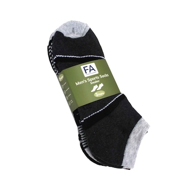 جوارب رياضية رجالية من الاتحاد الإنجليزي لكرة القدم، 3 أزواج متنوعة (لا يُسمح باسترداد أو استبدال المنتج لأسباب صحية)