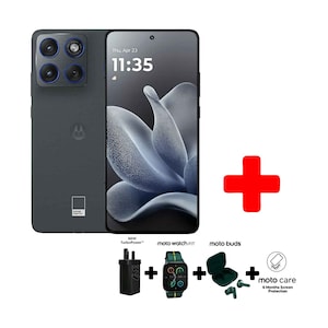 Motorola Smartphone Moto Edge 70 5G 12GB RAM 512GB Storage Pantone: Gadget Gray + Moto Charger 68W + Moto Watch Fit + Moto Buds + 6 Months Moto Care