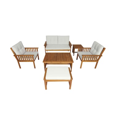 Grandala Moroccan Set Single Sofa 72x75x82cm Double Sofa 134x75x82 Rectangular Table 100x45x45 Stool 70x45x40 (Plus Installation Charges)