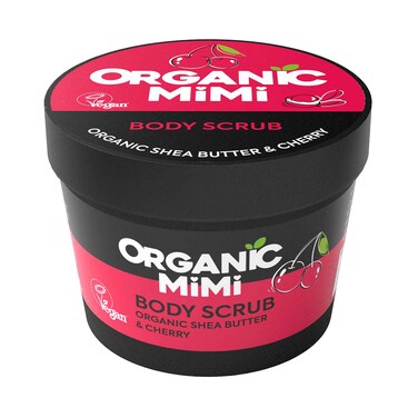 Organic Mimi Body Scrub With Organic Shea Butter &amp; Cherry 120g