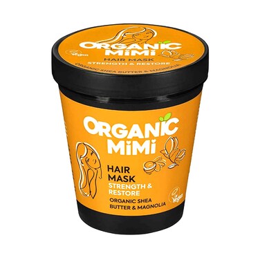 Organic Mimi Hair Mask Strength &amp; Restore With Organic Shea Butter &amp; Magnolia 200ml