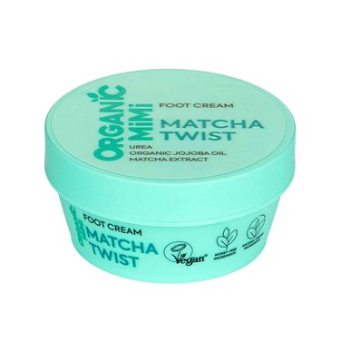 Organic Mimi Foot Cream With Organic Jojoba Oil &amp; Matcha Extract 50ml